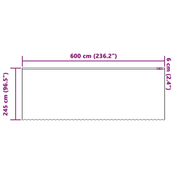 Valge lillemustriga pitskardin, polüester, 245 x 600 cm – 8
