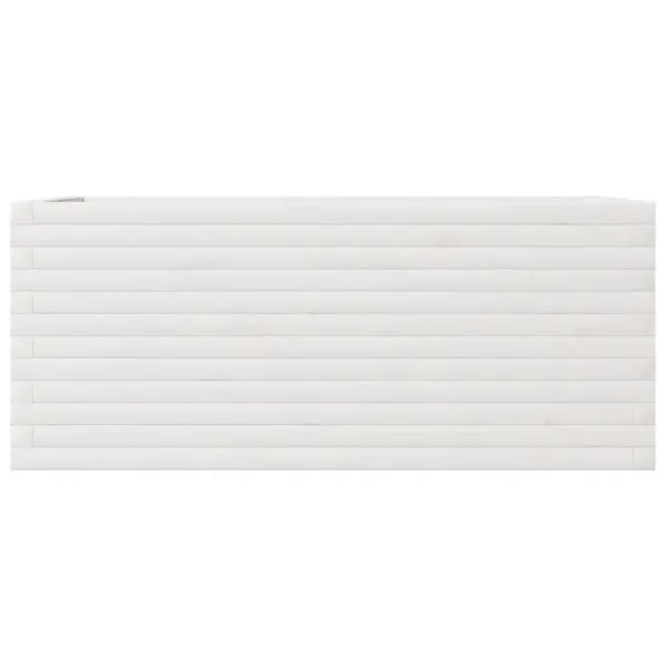 Aia taimekast valgest männipuidust, valge, 110 x 60 x 45,5 cm – 5