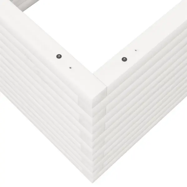 Aia taimekast valgest männipuidust, valge, 110 x 60 x 45,5 cm – 8