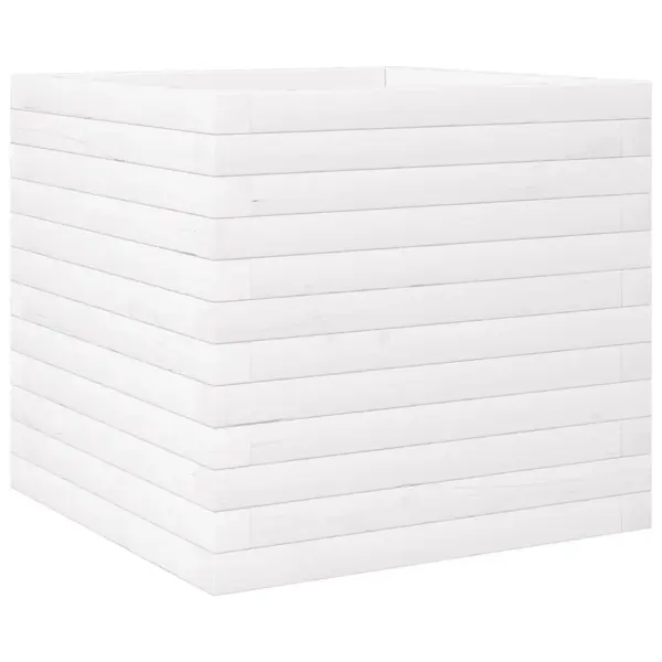 Aia taimekast valge männipuidust, 50 x 50 x 46 cm – 2