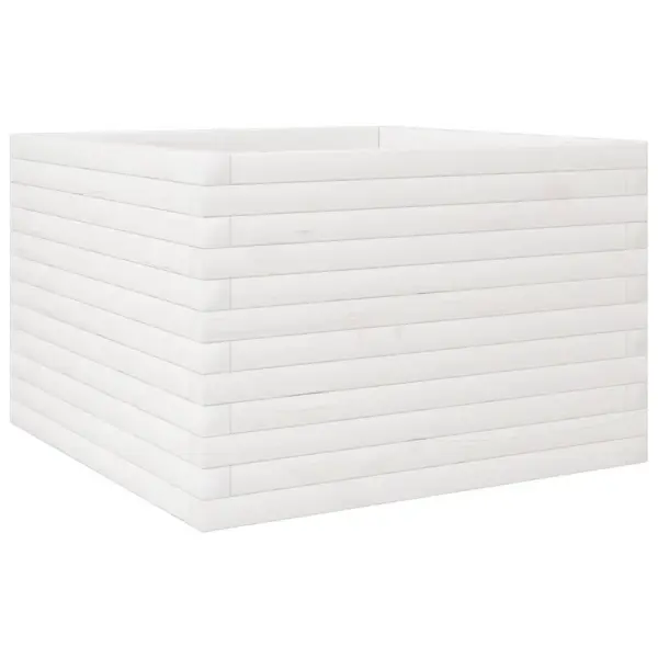 Männipuidust aia taimekast, valge, 70 x 70 x 45,5 cm – 2