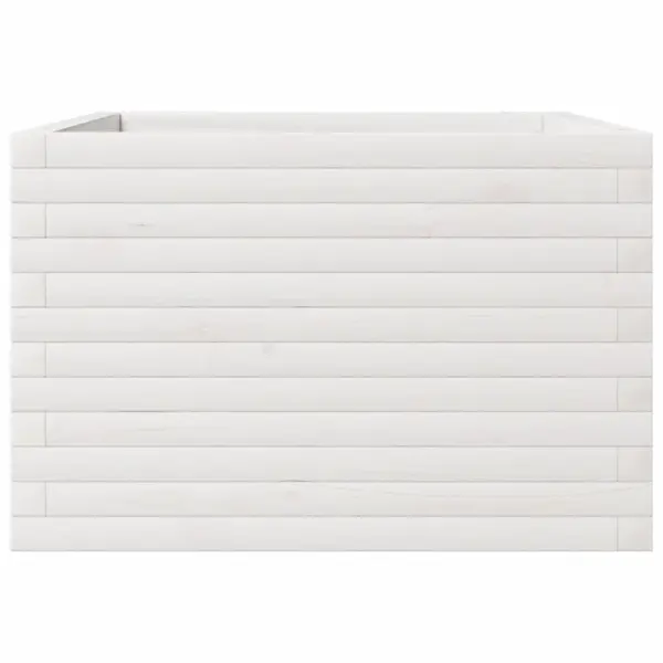 Männipuidust aia taimekast, valge, 70 x 70 x 45,5 cm – 5