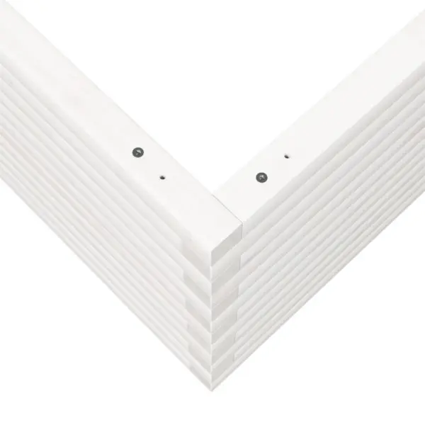 Valge männipuidust aia taimekast avatud põhjaga, 80 x 80 x 45,5 cm – 8