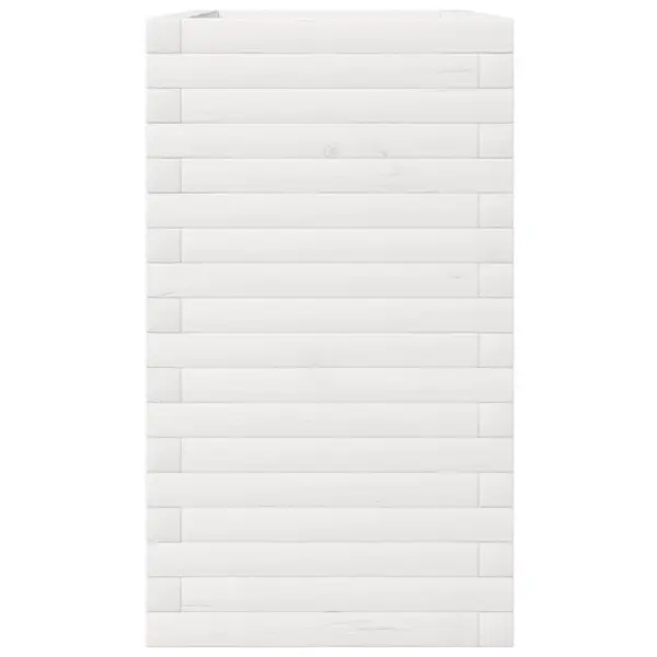 Aia taimekast männipuidust, valge, 90 x 40 x 72,5 cm - 6