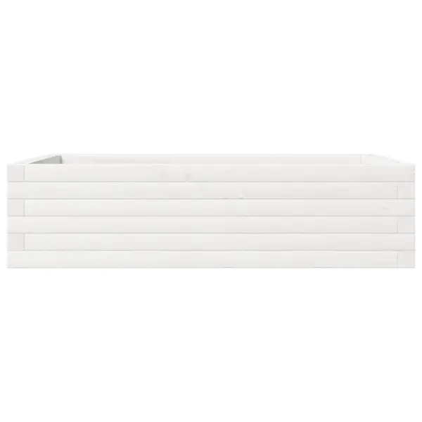 Männipuidust aia taimekast, valge, 90 x 60 x 23 cm – 5