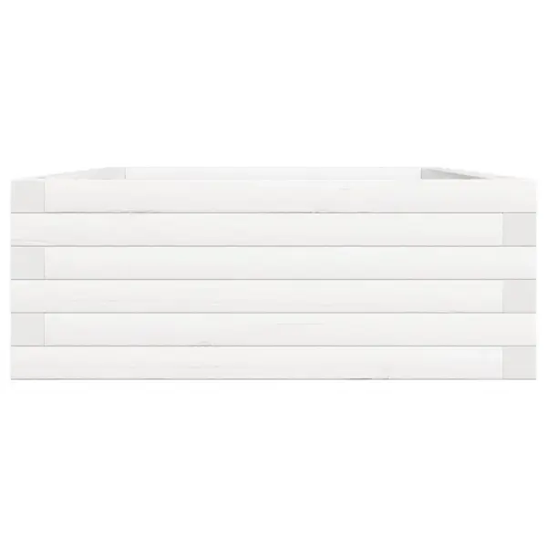 Männipuidust aia taimekast, valge, 90 x 60 x 23 cm – 6