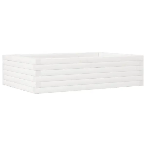 Männipuidust aia taimekast, valge, 90 x 60 x 23 cm – 7