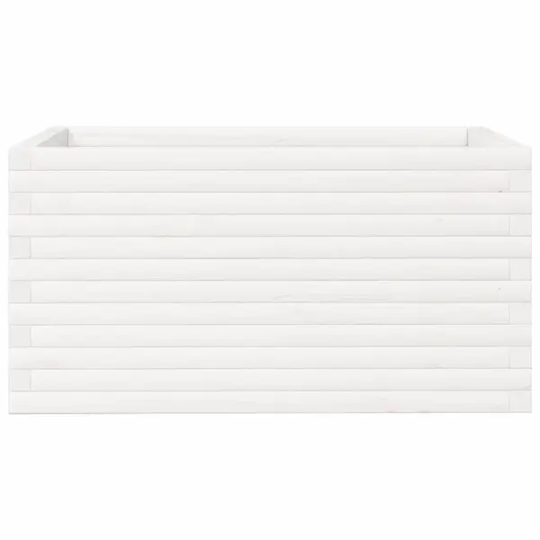 Aia taimekast männipuidust, valge, 90 x 60 x 45,5 cm - 5