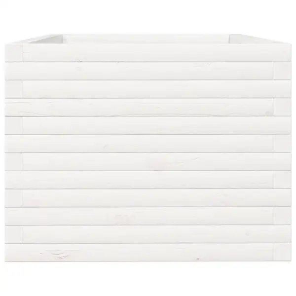 Aia taimekast männipuidust, valge, 90 x 60 x 45,5 cm - 6