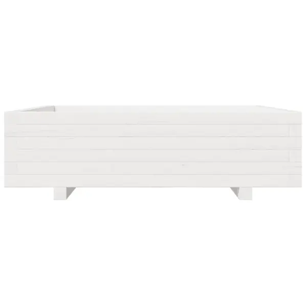 Aia taimekast valge männipuidust, 90 x 90 x 26,5 cm – 5