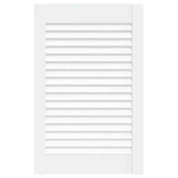 Valge lamell-disainiga männipuidust kapiuks, 61,5 x 39,4 cm – 2