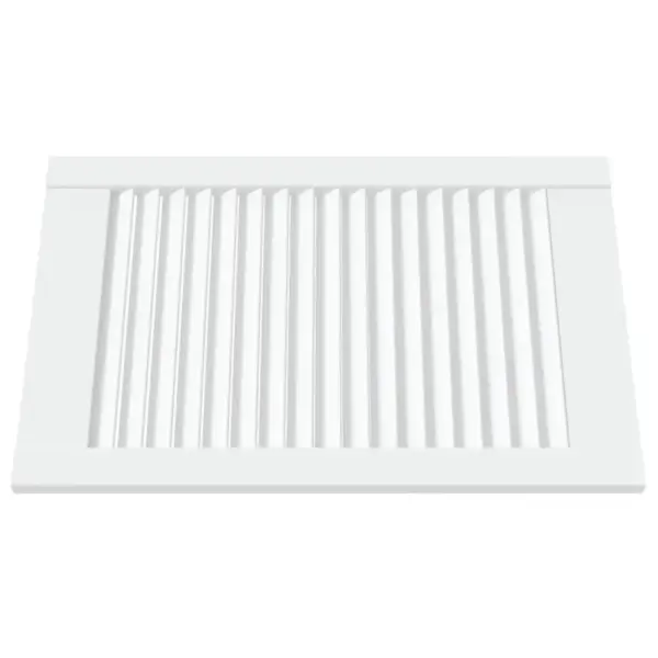 Valge lamell-disainiga männipuidust kapiuks, 61,5 x 39,4 cm – 3