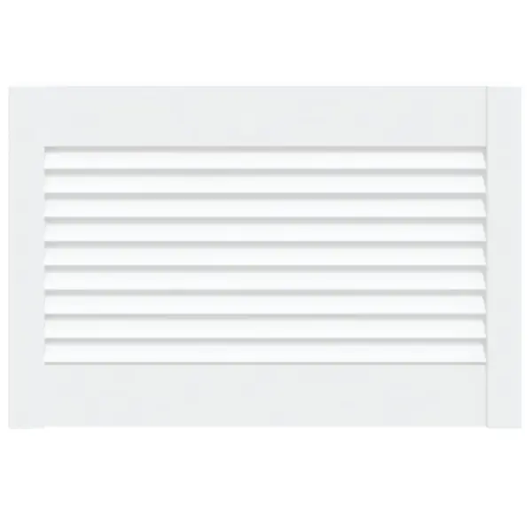 Valge lamellkujundusega männipuidust kapiuks, 39,5 x 59,4 cm – 2