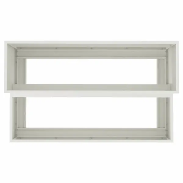 Metallist aia istutuskast, valge, külmvaltsitud teras, 100 x 60 x 45 cm – 8