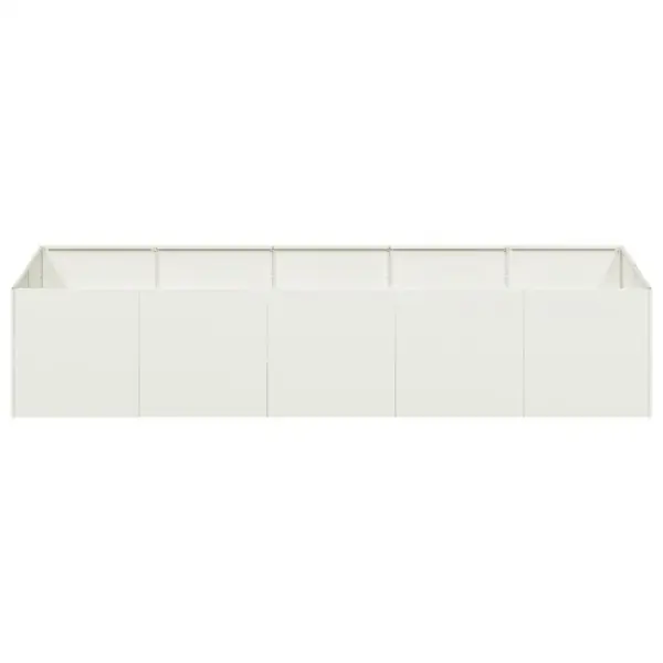 Valge metallist kõrgpeenar avatud põhjaga, külmvaltsitud teras, 200 x 80 x 40 cm – 4