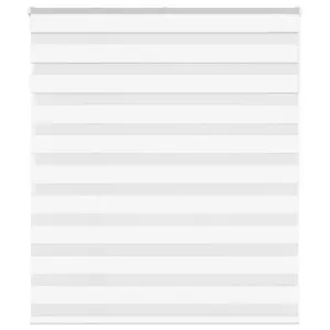 Valge triibuline päev ja öö ruloo, 125 x 100 cm, polüester