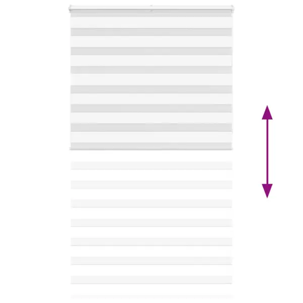 Valge päev ja öö ruloo kettmehhanismiga 125 x 230 cm, polüester – 5