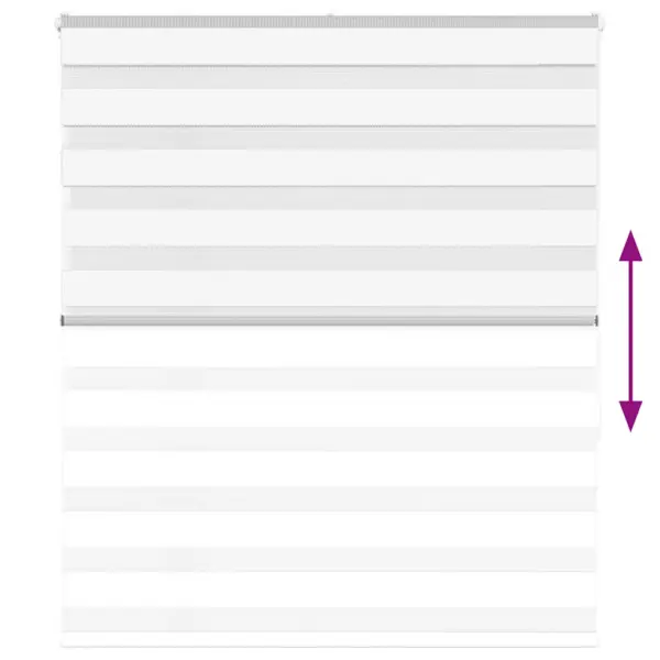 Valge triibuline päev-öö ruloo kettmehhanismiga, 135 x 150 cm, 100% polüester – 5