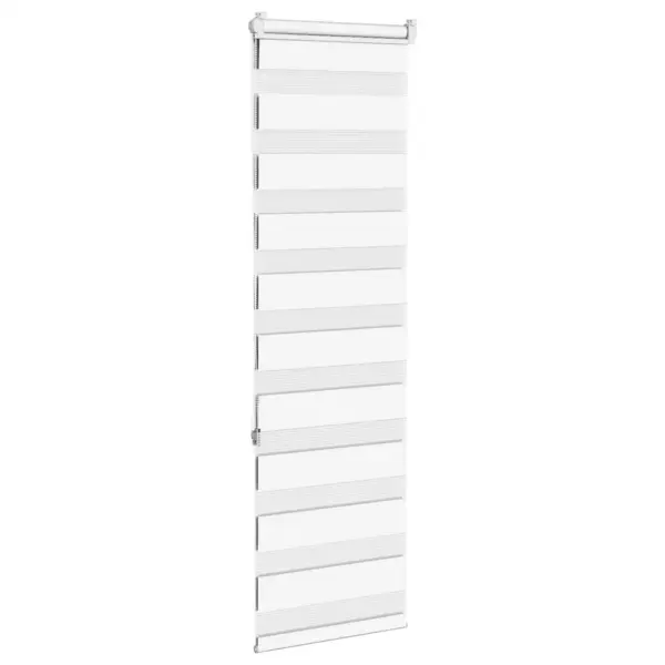 Valge päev-öö sebraruloo kettmehhanismiga, 50 x 150 cm, 100% polüester – 4