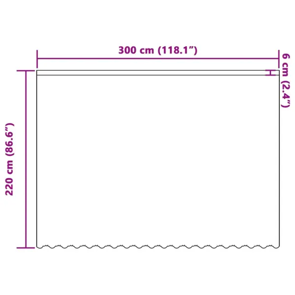 Valge pitskardin lilleäärisega, polüester, 220 x 300 cm – 8