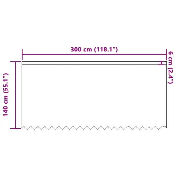 Valge lillemustriga pitskardin, 140 x 300 cm, polüester – 8
