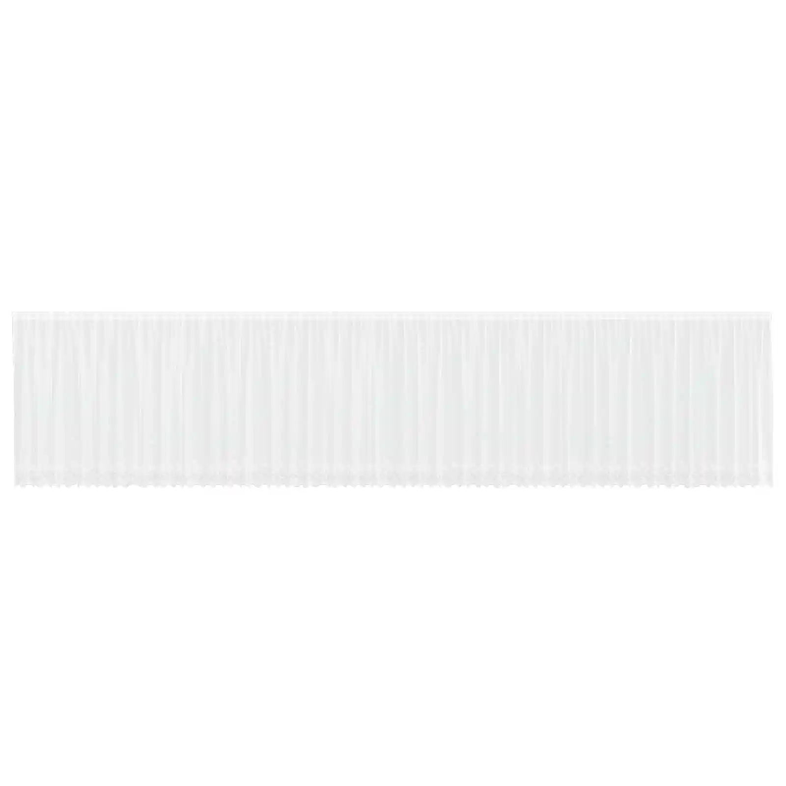 Valge pitskardin lillemustriga, polüester, 160 x 1200 cm