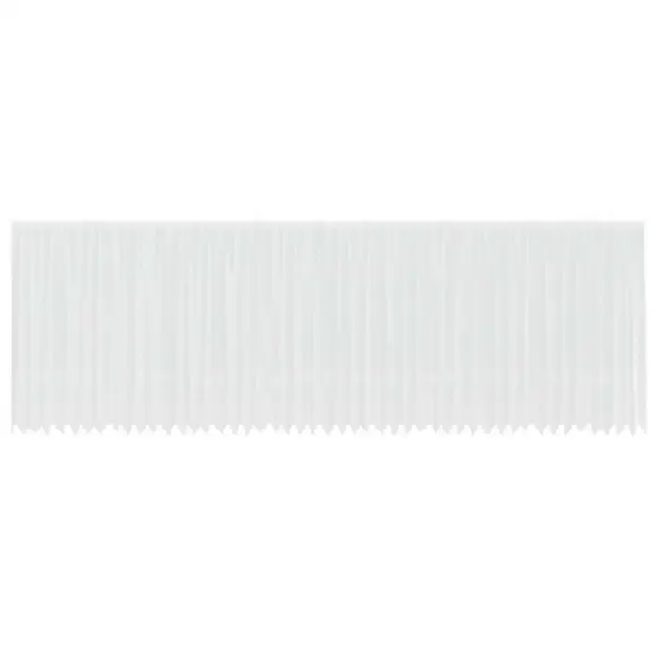 Valge pitskardin lillemustriga, polüester, 240 x 1200 cm – 2