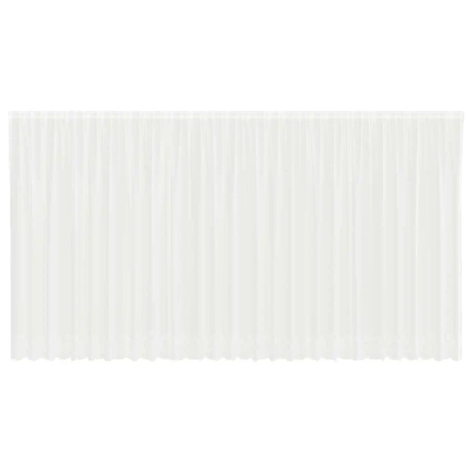 Valge pitskardin lillemustriga, 4 paigaldusviisi, 245 x 750 cm, polüester