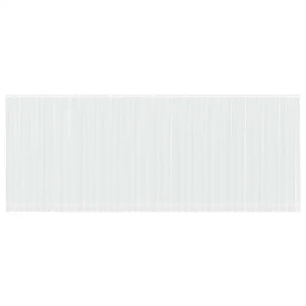 Valge pitskardin lilledega, polüester, 260 x 1200 cm – 2