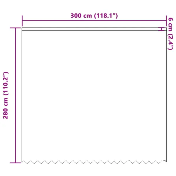 Valge pitskardin lillemustriga, polüester, 280 x 300 cm – 8