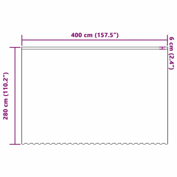 Valge pitskardin lillemustriga, polüester, 280 x 400 cm – 8