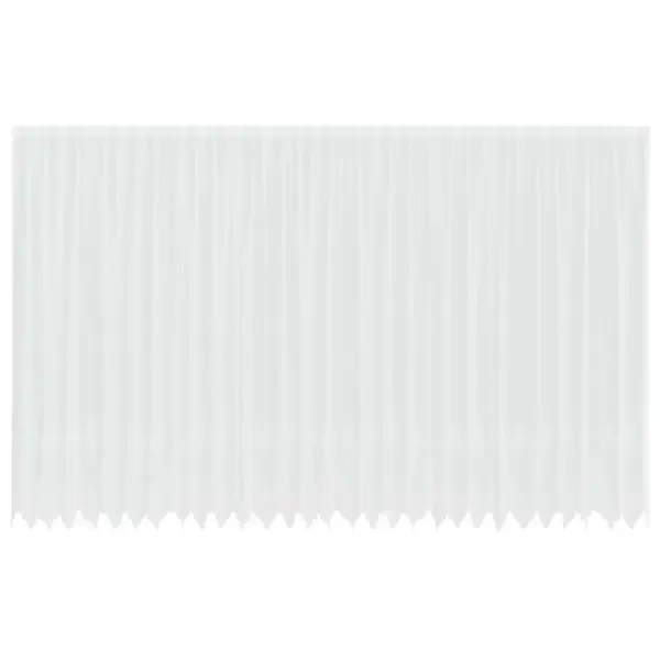 Valge lillemustriline pitskardin, polüester, 280 x 750 cm – 2