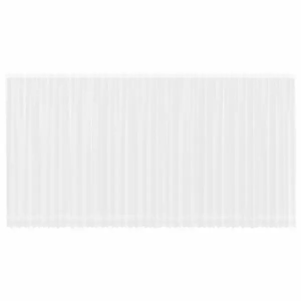 Valge pitskardin lilleäärisega, polüester, 280 x 900 cm – 2