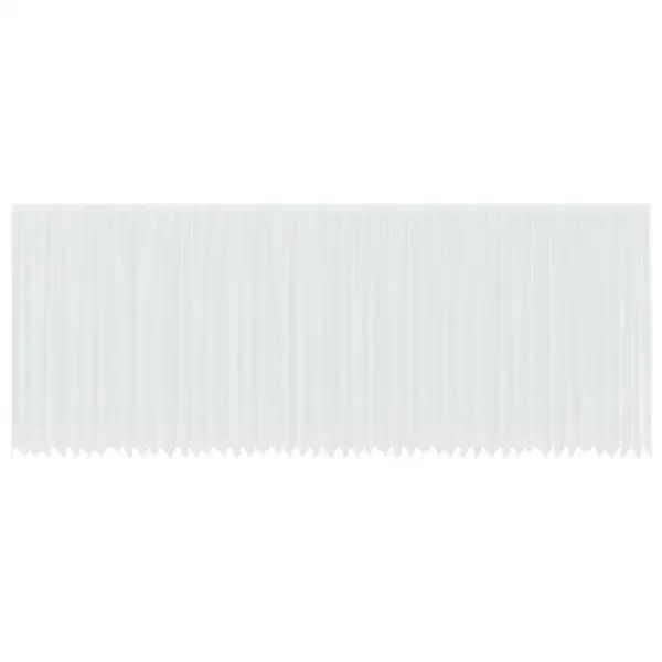 Valge lillemustriga pitskardin, polüester, 300 x 1200 cm – 2