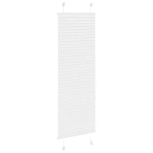 Plisseeritud ruloo privaatsuse ja päikesekaitsega, valge, 45 x 100 cm, kanga laius 44,4 cm – 4
