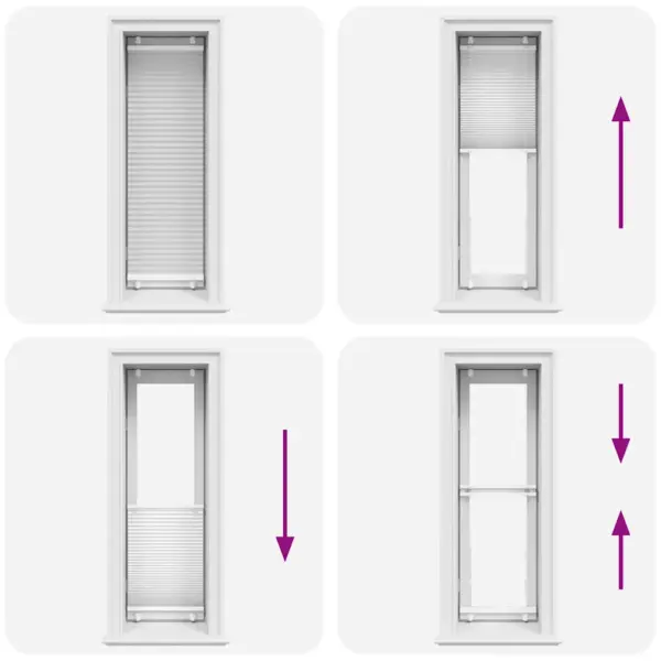 Valge plisseeritud ruloo, 50 x 150 cm, kanga laius 49,4 cm – 7