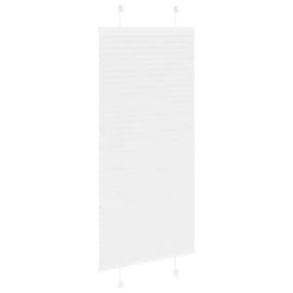 Valge plisseeritud ruloo aknale, 55 x 100 cm, kanga laius 54,4 cm – 4