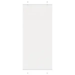 Valge plisseeritud ruloo kahe paigaldusviisiga, 85 x 200 cm, kanga laius 84,4 cm