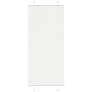 Valge plisseeritud ruloo privaatsuse ja päikesekaitsega, kaks paigaldusviisi, 90 x 200 cm