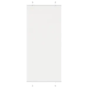 Plisseeritud ruloo privaatsuse ja päikesekaitsega, valge, 95 x 200 cm, kanga laius 94,4 cm