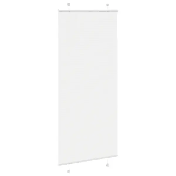 Plisseeritud ruloo privaatsuse ja päikesekaitsega, valge, 95 x 200 cm, kanga laius 94,4 cm – 3