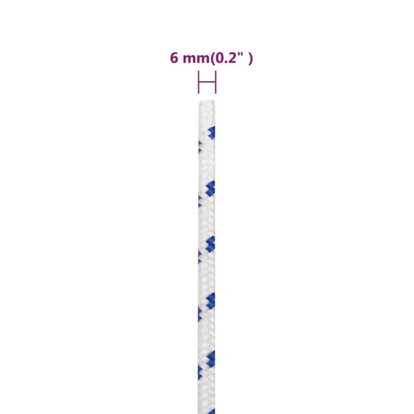 Polüpropüleenist paadiköis, valge, 6 mm, 50 m – 6