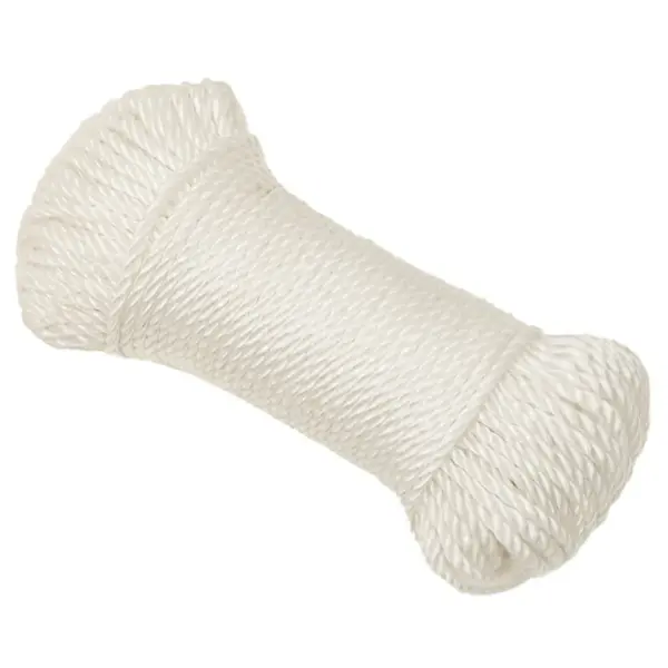 Valge polüpropüleenist töököis, 3 mm, 100 m – 2