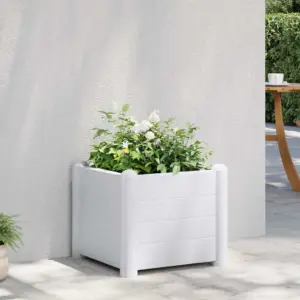 Aia taimelava valgest PPst, 30 l taimekast, 43 x 43 x 35 cm