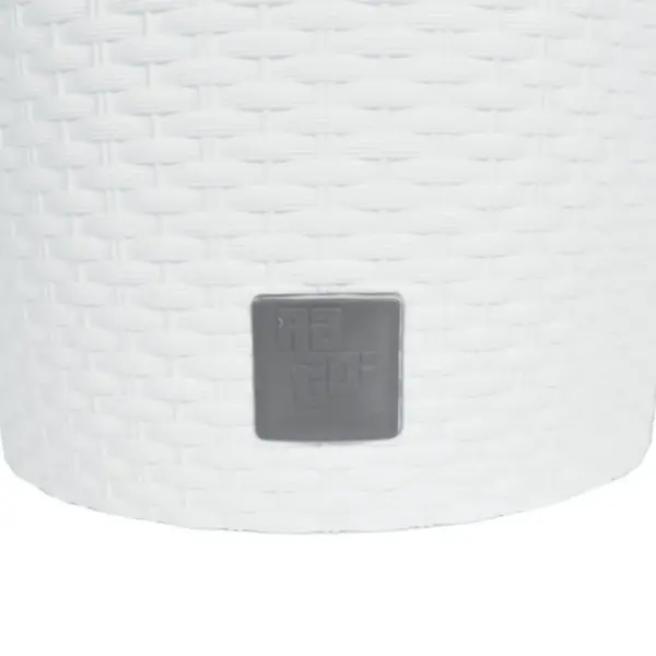 Valge taimekast eemaldatava sisekastiga, PP-rotang, 30 x 27 cm, 15/15,3 l – 6