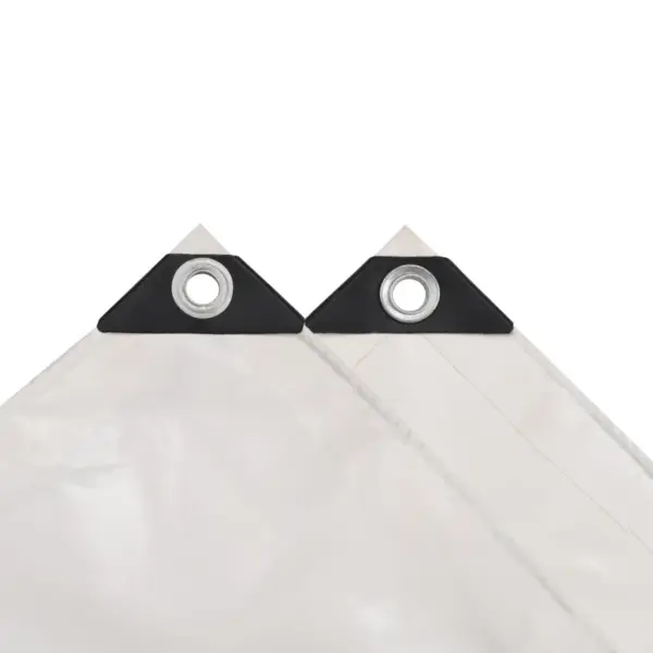 Valge PVC present metallist aasadega, 650 g/m², 1,5 x 10 m – 4