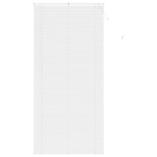Valge reguleeritav PVC veneetsia ribakardin, 213 x 80 cm – 2