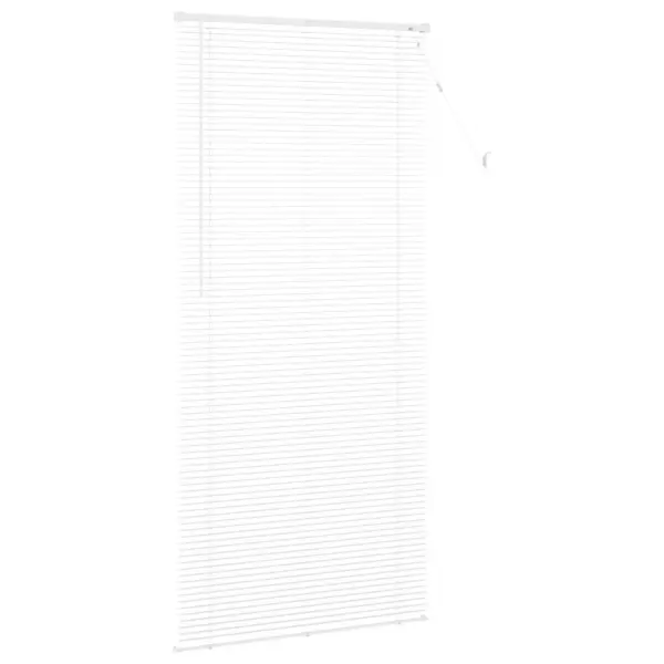 Valge reguleeritav PVC veneetsia ribakardin, 213 x 80 cm – 5