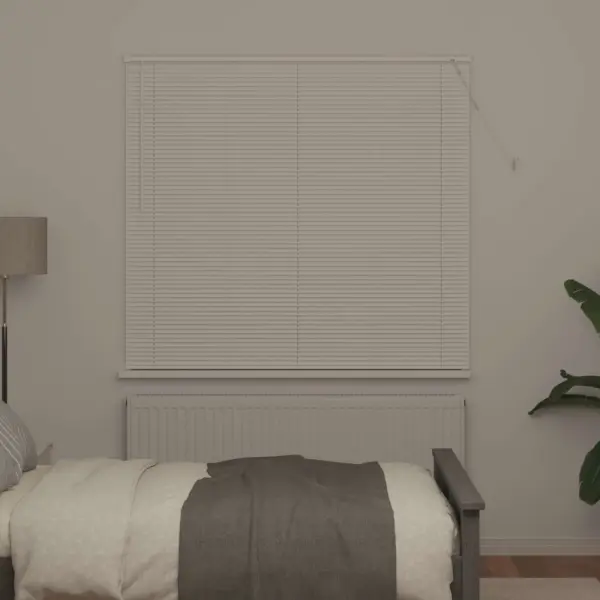 Veneetsia ruloo, reguleeritav, valge PVC, 150 x 150 cm – 3