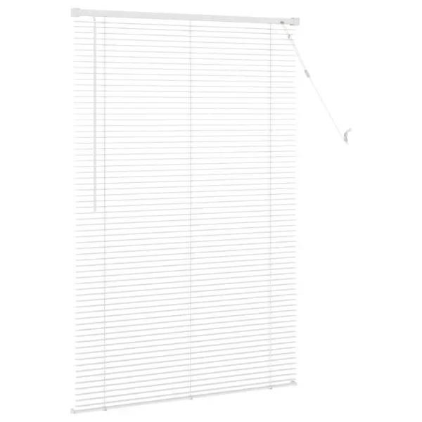 Valge PVC Veneetsia ruloo, reguleeritav, 150 x 90 cm – 5